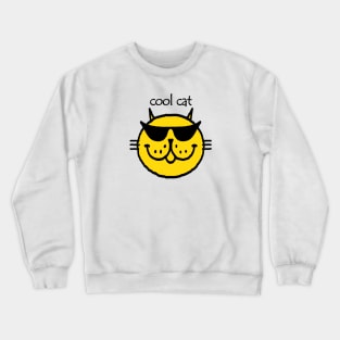 cool cat. Crewneck Sweatshirt